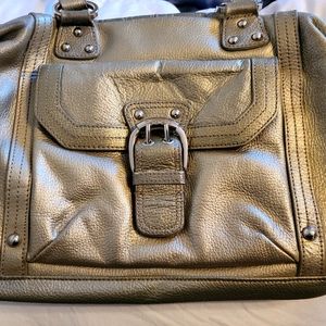 Tignanello purse silver